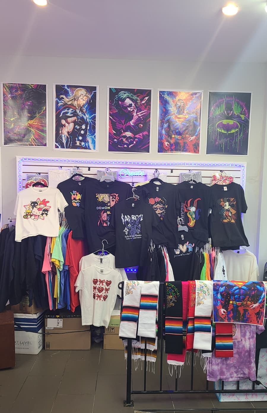Custom printed apparel project