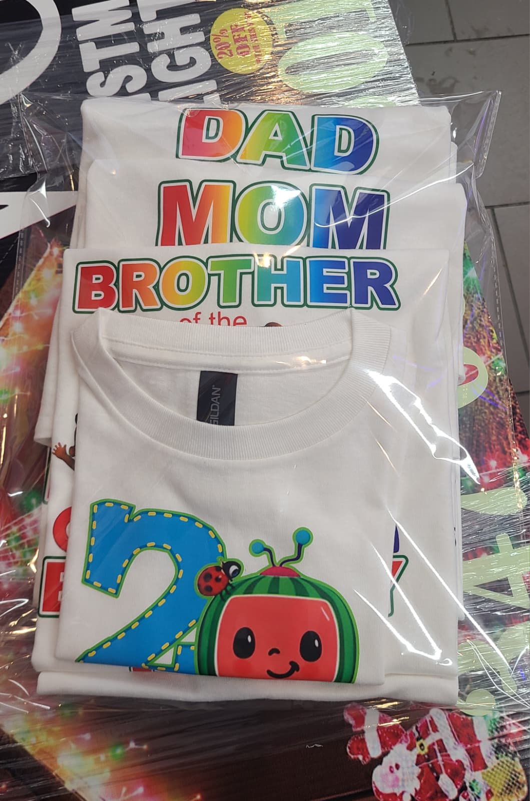 Printed apparel detail